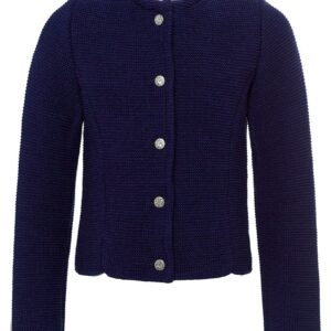 Mädchen Trachten Strickjacke dunkelblau Marina 002386 ~ 86