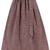 Dirndlschürze MARTA (90 cm) ~ M ~ grau