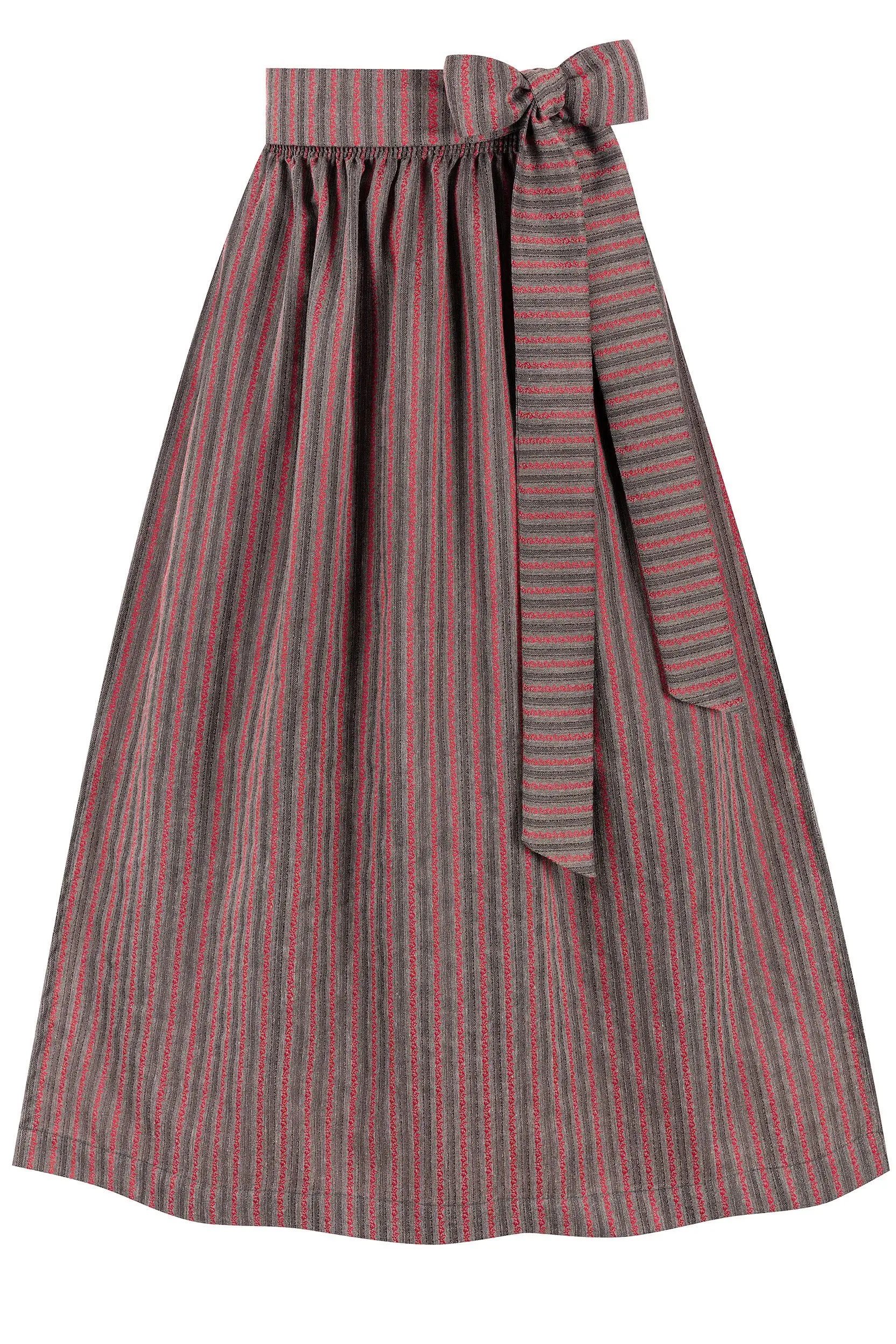 Dirndlschürze MARTA (90 cm) ~ M ~ grau
