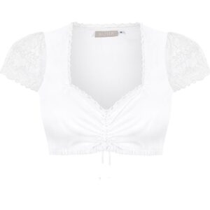 Dirndlbluse weiß Frieda 011111 ~ 36