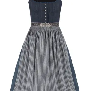 Dirndl JULIA (80 cm) ~ 46 ~ dunkelblau