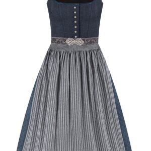 Dirndl JULIA (80 cm) ~ 46 ~ dunkelblau
