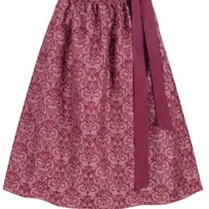 Dirndlschürze mit Ornamenten (70 cm) ~ L ~ bordeaux