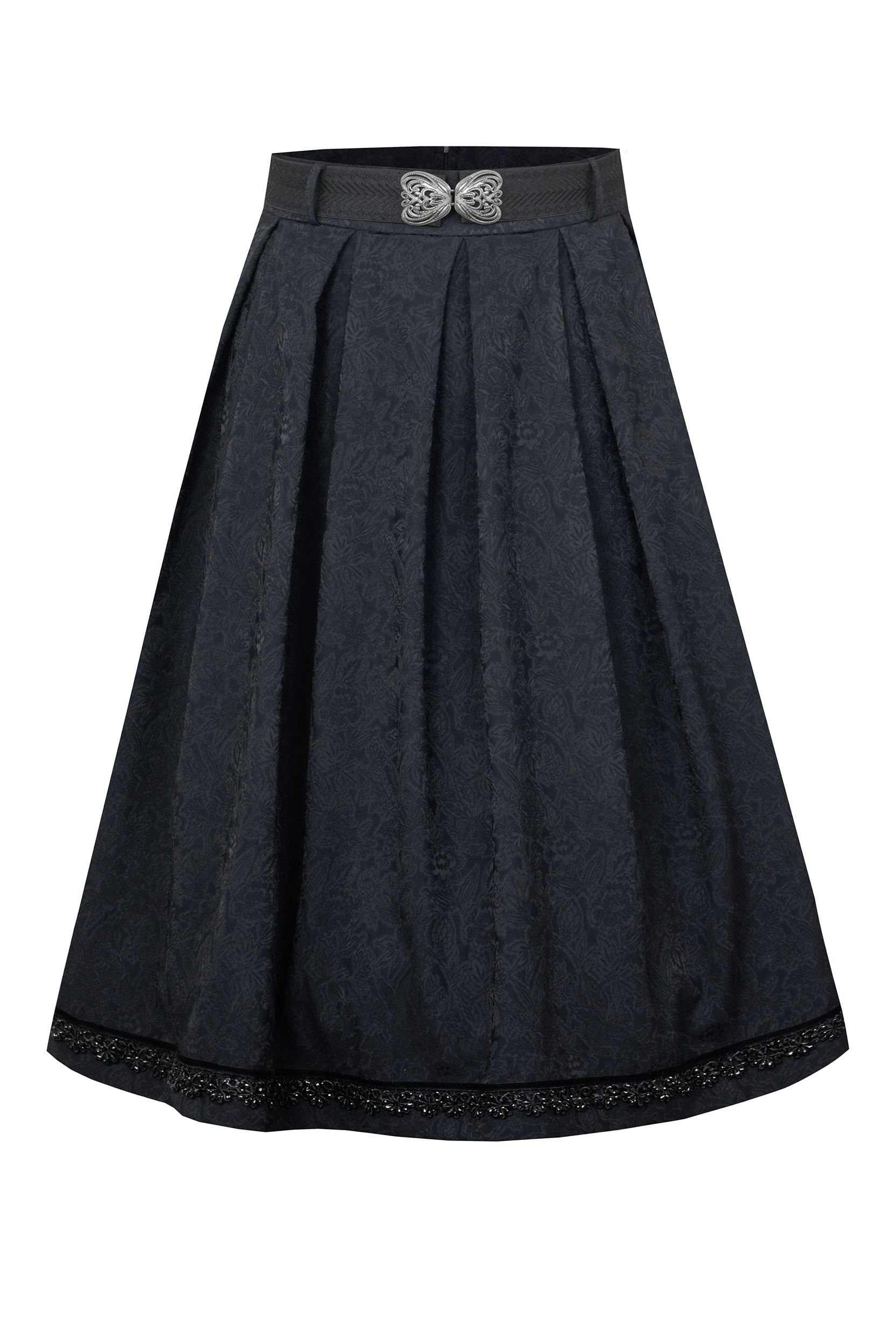 Trachtenrock HOHENBRUNN (70 cm) ~ 38 ~ schwarz