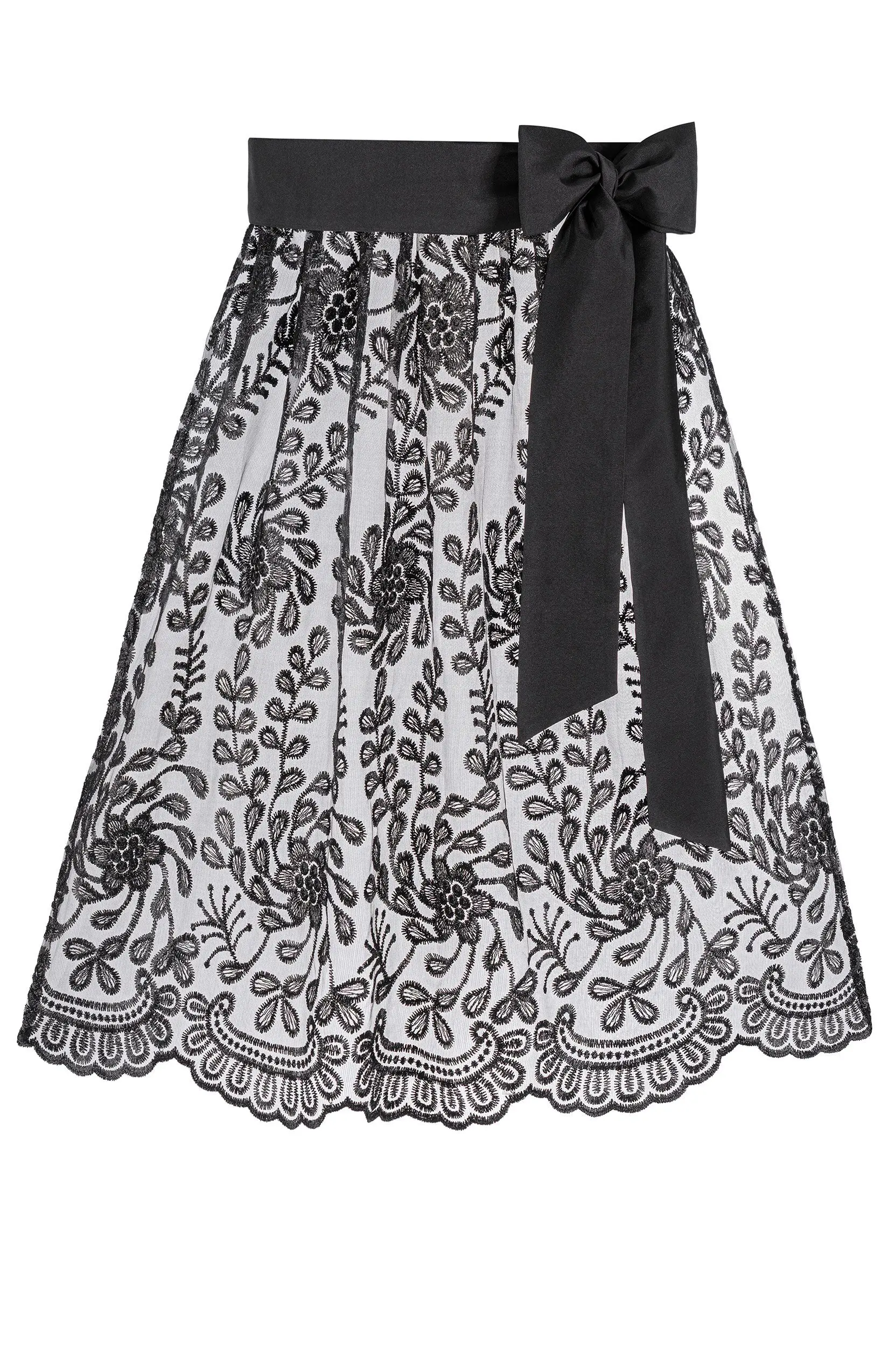 Dirndlschürze JOLANDA (65 cm) ~ S ~ schwarz