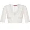 Dirndlbluse Spitze creme Stretch Valentina 009678 ~ 30