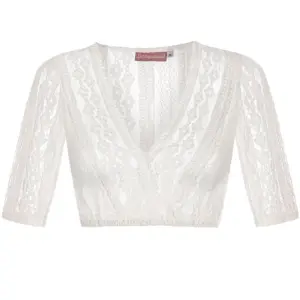 Dirndlbluse Spitze creme Stretch Valentina 009678 ~ 30