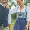 Dirndl STEINFELD (75 cm) ~ 32 ~ weiß