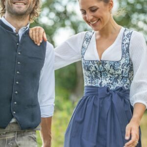 Dirndl STEINFELD (75 cm) ~ 30 ~ weiß