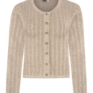Strickjacke WALTRAUD ~ 32 ~ taupe