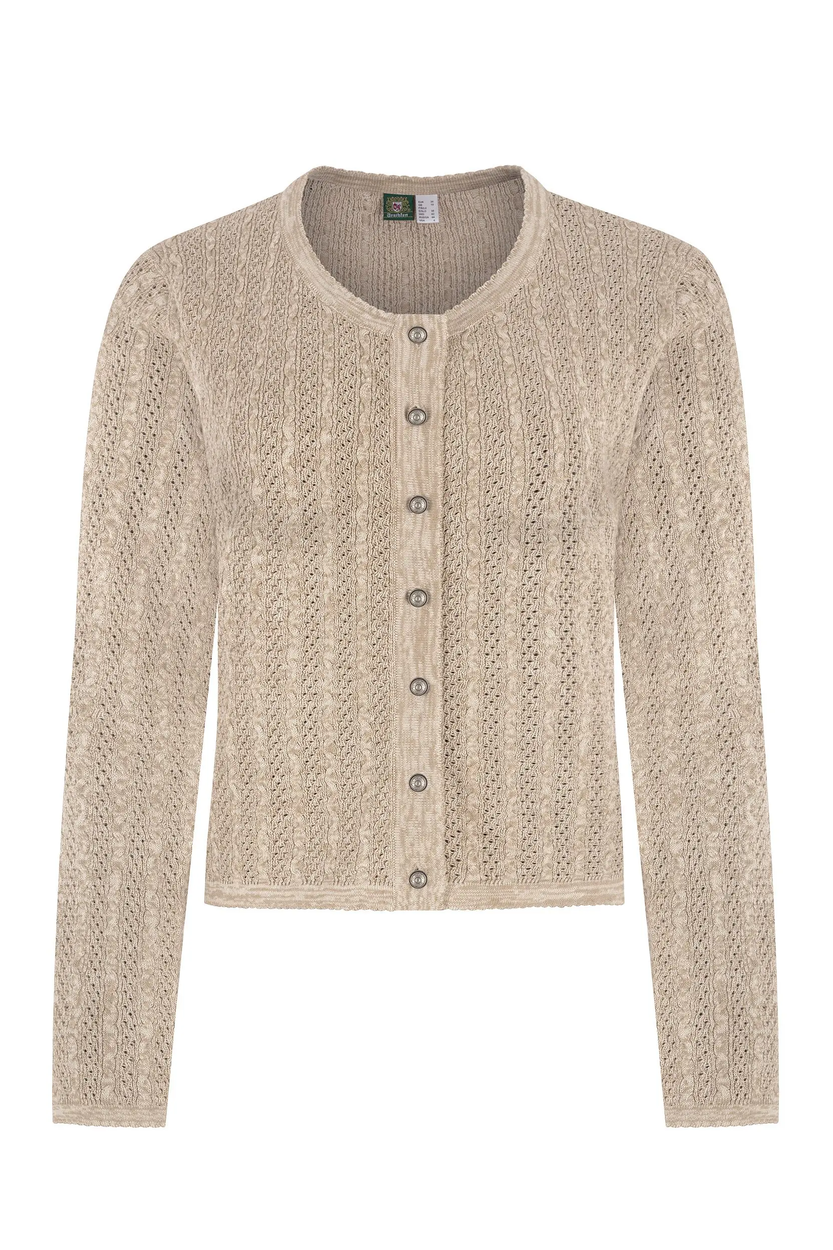 Strickjacke WALTRAUD ~ 34 ~ taupe