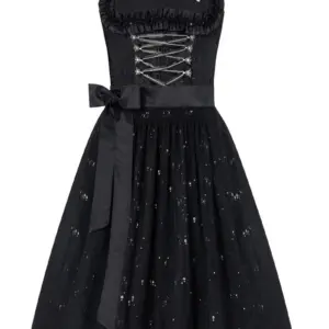Mini Dirndl 60cm schwarz Antonia 008199 ~ 36