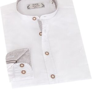 Trachtenhemd OLIVER (slim fit) ~ XS ~ braun