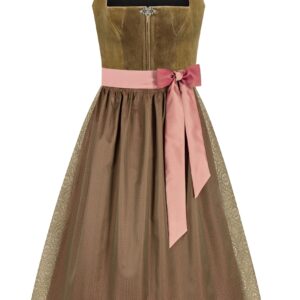 Dirndl THERESIA (80 cm) ~ oliv ~ 38