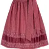 Dirndlschürze JUDITH (65 cm) ~ rot ~ M