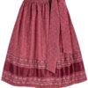 Dirndlschürze JUDITH (65 cm) ~ rot ~ M