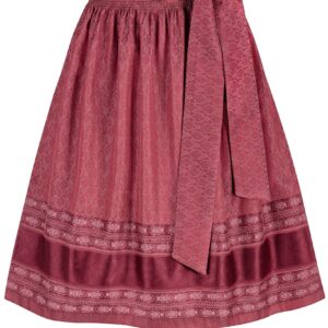 Dirndlschürze JUDITH (65 cm) ~ M ~ rot