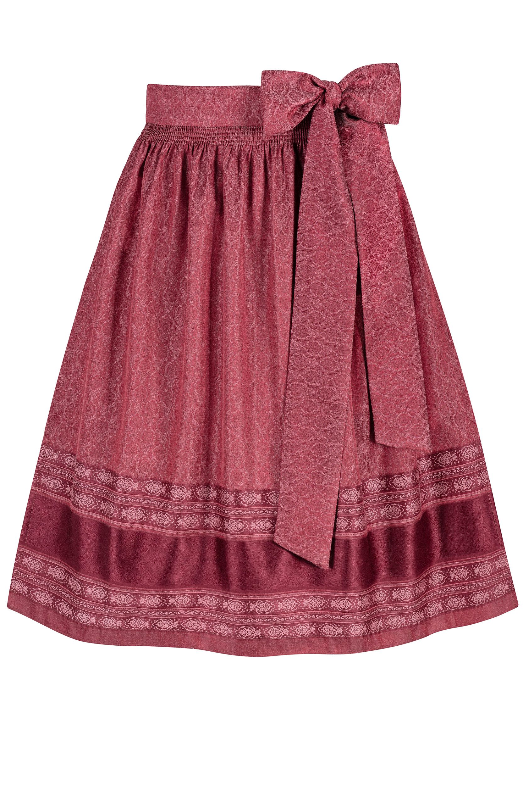 Dirndlschürze JUDITH (65 cm) ~ rot ~ M