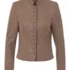Damen Trachtenjacke hellbraun Gmund 000561 ~ 46