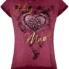 Trachtenshirt DILARA ~ XS ~ weinrot