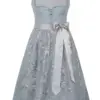 Dirndl MINTRACHING (65 cm) ~ 48 ~ blau