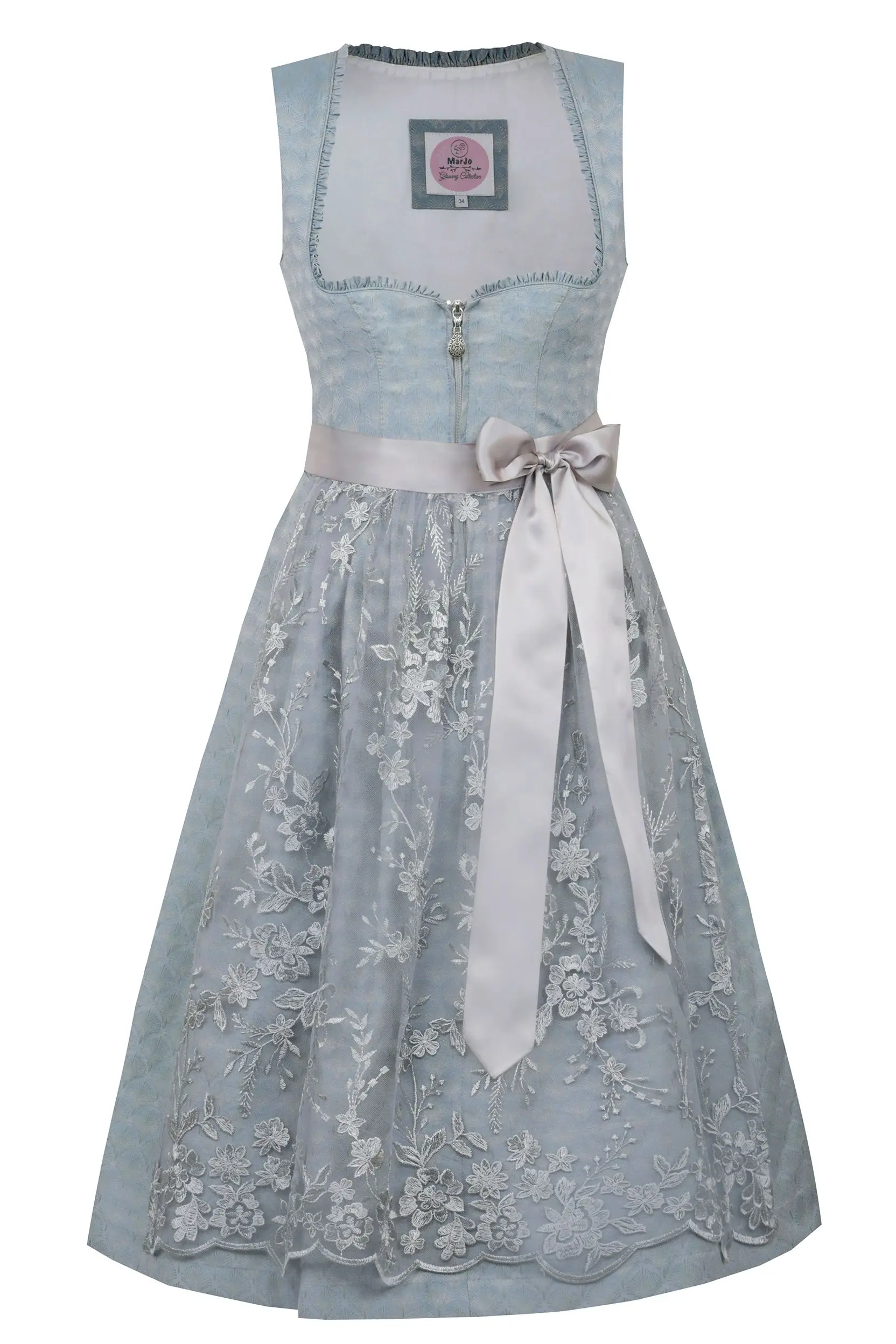 Dirndl MINTRACHING (65 cm) ~ 48 ~ blau
