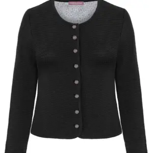 Trachten Strickjacke schwarz Franziska 014421 ~ 30
