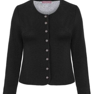 Trachten Strickjacke schwarz Franziska 014421 ~ 30