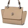 Trachtentasche taupe Retro Nappaleder 014985 ~ taupe