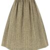Dirndlschürze mit Schmuck-Schließe (70 cm) ~ XS ~ salbei
