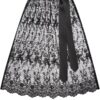 Dirndlschürze TIFFANY (65 cm) ~ schwarz ~ 32