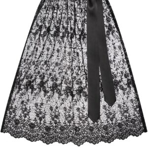 Dirndlschürze TIFFANY (65 cm) ~ schwarz ~ 32