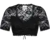 Dirndlbluse LINA ~ schwarz ~ XS