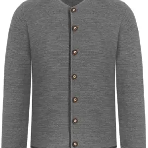 Trachten Strickjacke grau anthrazit Aloisius 015290 ~ 54