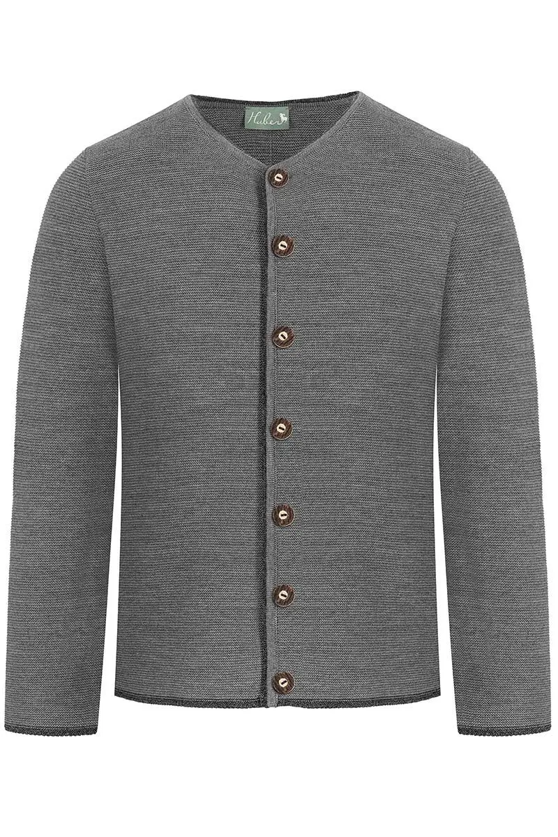 Trachten Strickjacke grau anthrazit Aloisius 015290 ~ 54
