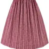 Dirndlschürze JELLA (70 cm) ~ XXL ~ dunkelrot