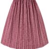 Dirndlschürze JELLA (70 cm) ~ XL ~ dunkelrot