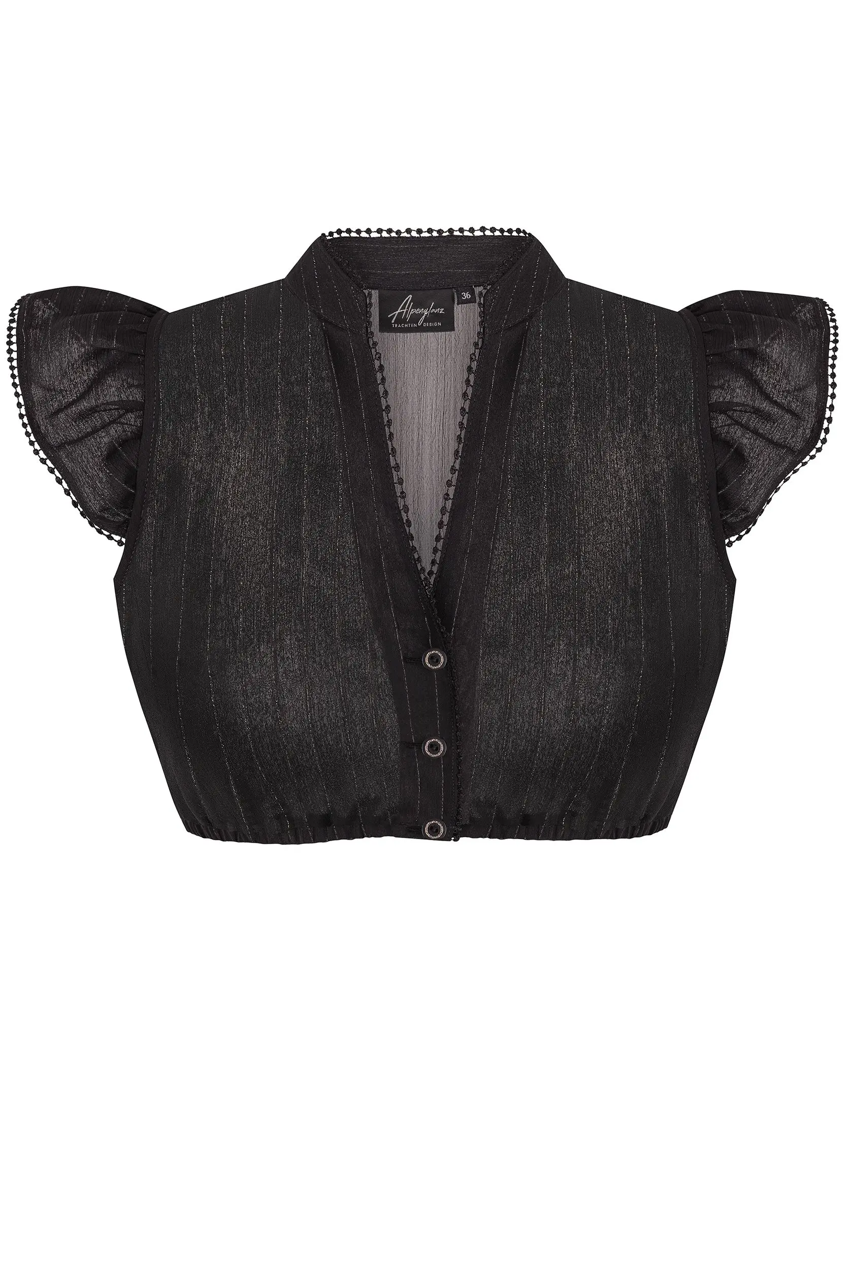 Dirndlbluse CELINA ~ 30 ~ schwarz