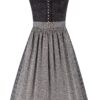 Dirndl KATHI (70 cm) ~ 32 ~ anthrazit