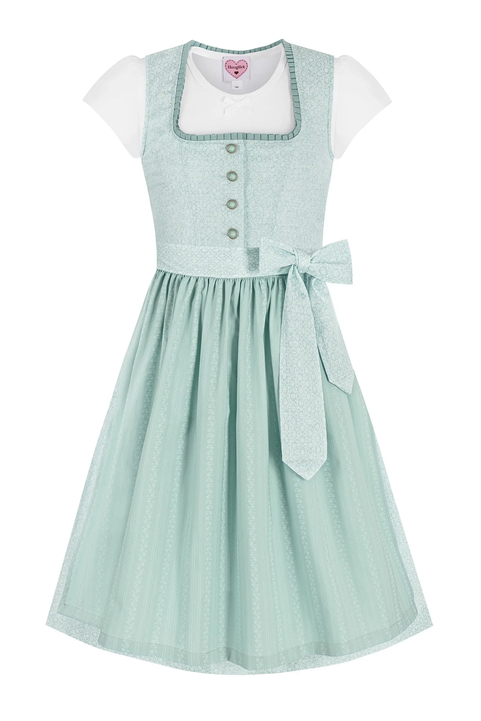 Kinderdirndl EMMA ~ 68 ~ mint