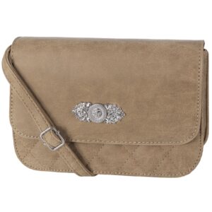 Trachtentasche mit Steppung ~ taupe
