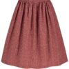 Dirndlschürze mit Rankenmuster (65 cm) ~ rot ~ S