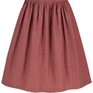 Dirndlschürze mit Rankenmuster (65 cm) ~ S ~ rot