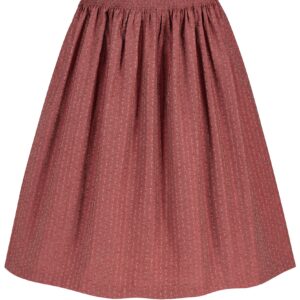 Dirndlschürze mit Rankenmuster (65 cm) ~ S ~ rot