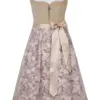 Dirndl PULLACH (65 cm) taupe ~ 32 ~ beige