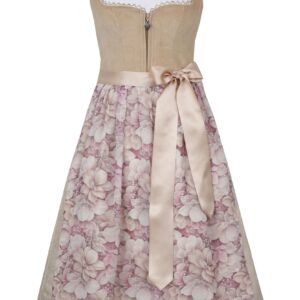 Dirndl PULLACH (65 cm) taupe ~ 32 ~ beige