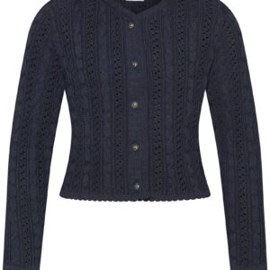 Mädchen Trachten Strickjacke dunkelblau Modell: Lilly 009522 ~ 92