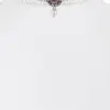 Perlenkropfband mit Strass-Ornament ~ rot