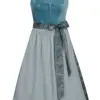 Dirndl IRSEE (65 cm) ~ 34 ~ türkis