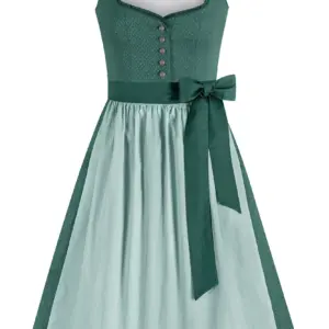 Dirndl MARIA (65 cm) ~ dunkelgrün ~ 34